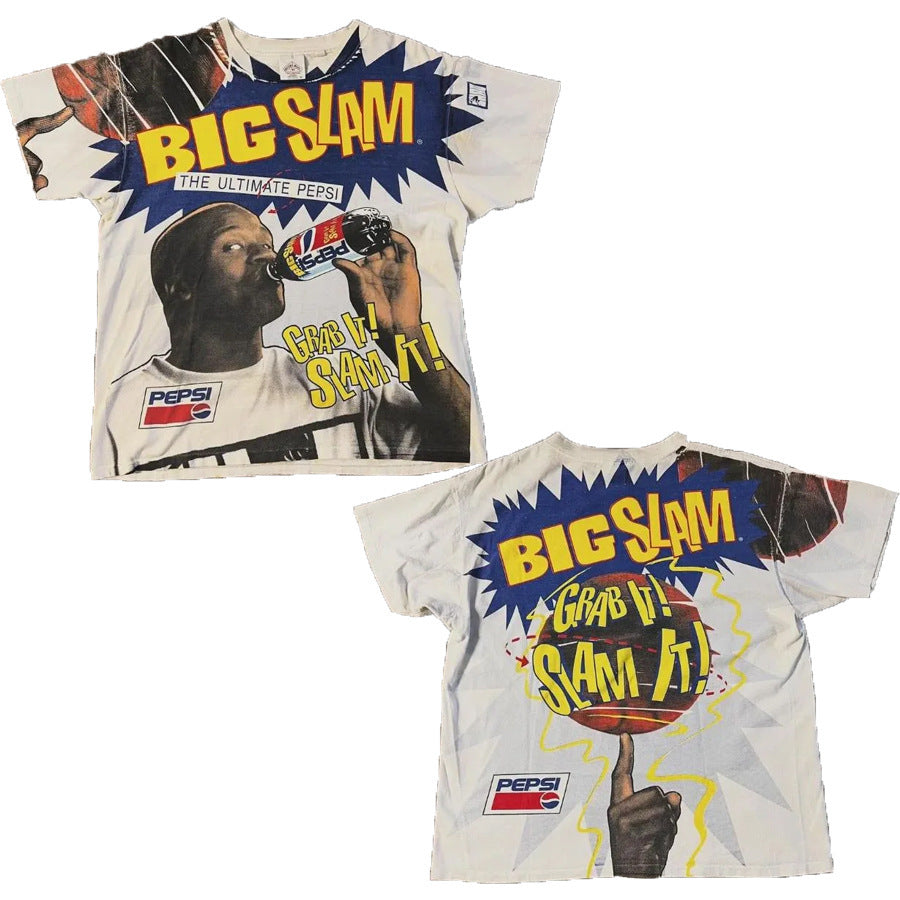 Y2K Hip Hop Graphic Cotton T-Shirt